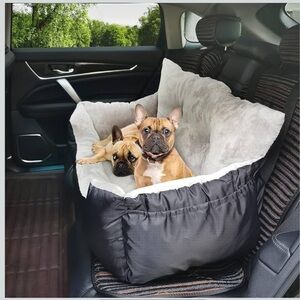 Utotol 2 Seatbelt Dog Car Seat - Washable, Anti-Slip Booster